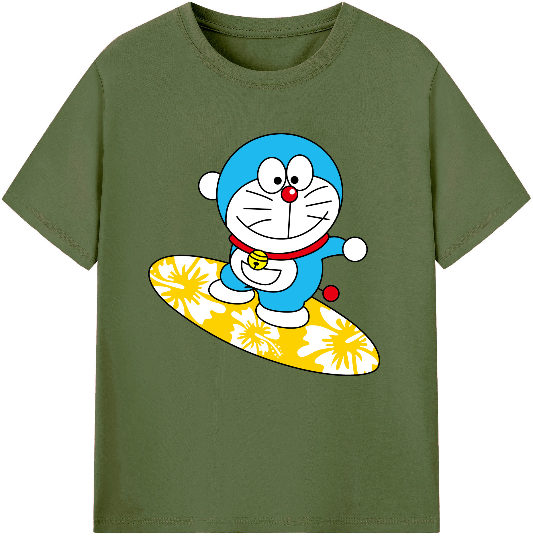 （画像用） ドラえもん Doraemon 綿100％半袖Tシャツ（フロントプリント）